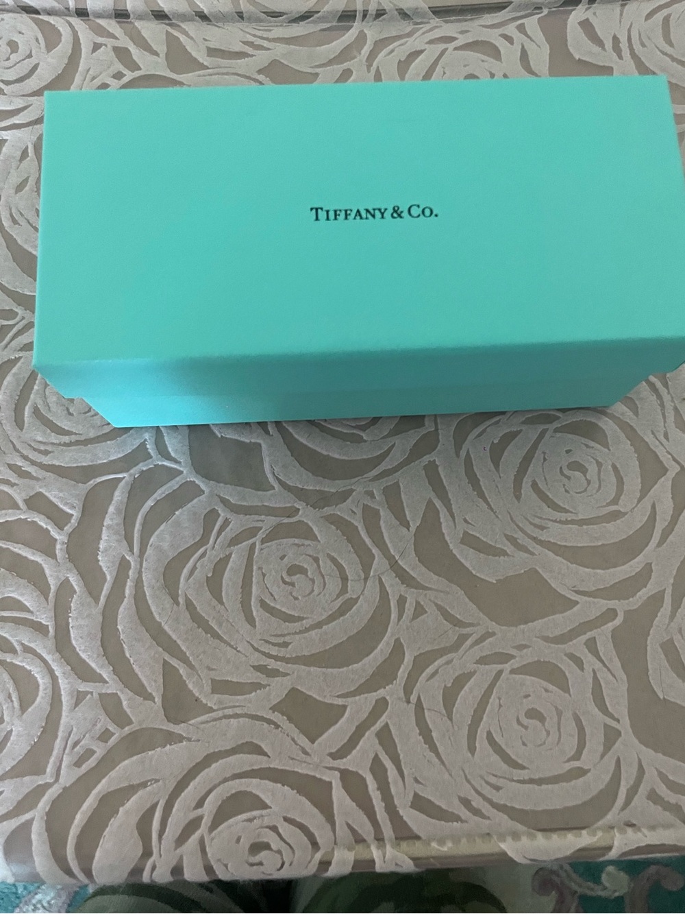 Tiffany & Co. robin’s-egg blue jewelry/ glasses box